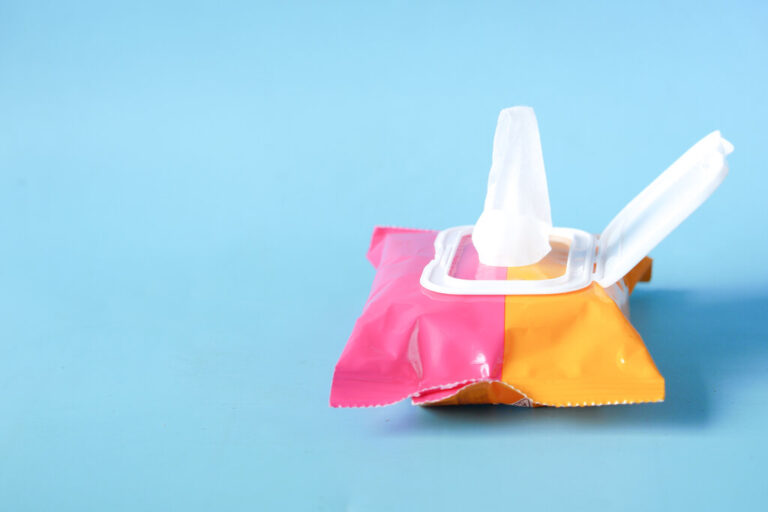 Feuchttücher bevor sie in die Toilette fliegen